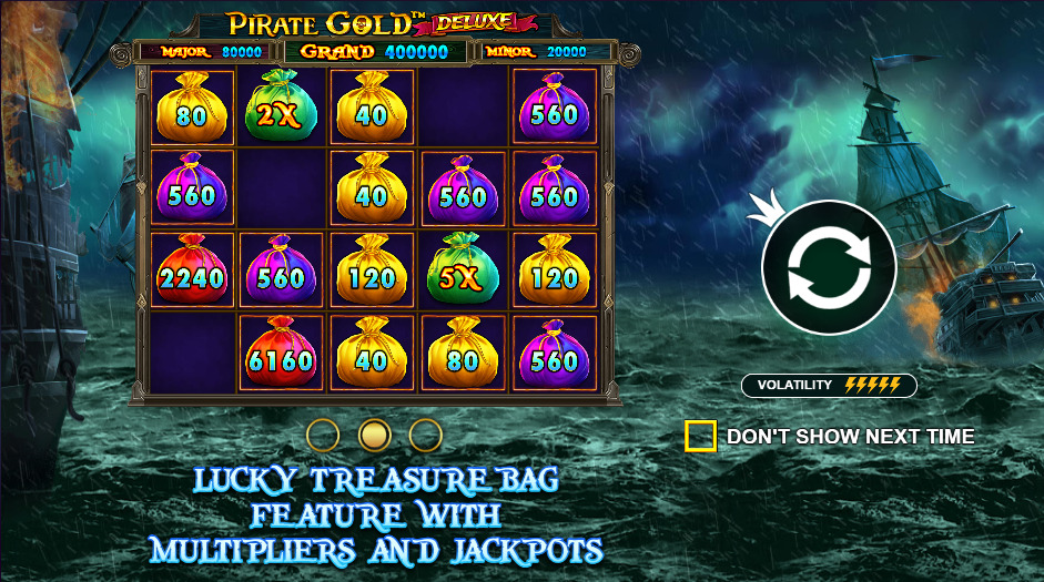 Play Pirate Gold Deluxe® Free Game Slot by Pragmatic Play