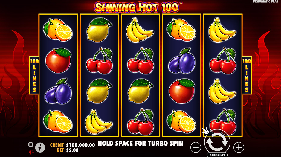 Play Shining Hot 100 Slot® Free Game Slot by Pragmatic Play