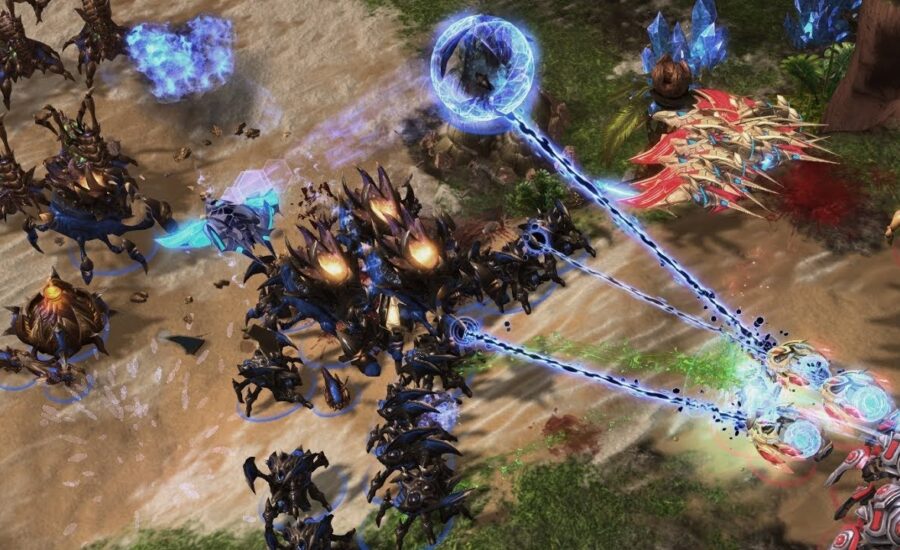 Serral (Z) v ShoWTimE (P) on Cyber Forest - StarCraft 2 - Legacy of the Void 2019