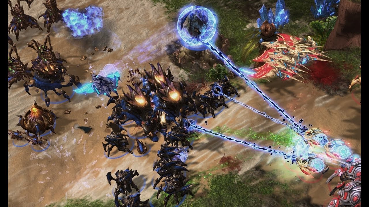 Serral (Z) v ShoWTimE (P) on Cyber Forest - StarCraft 2 - Legacy of the Void 2019