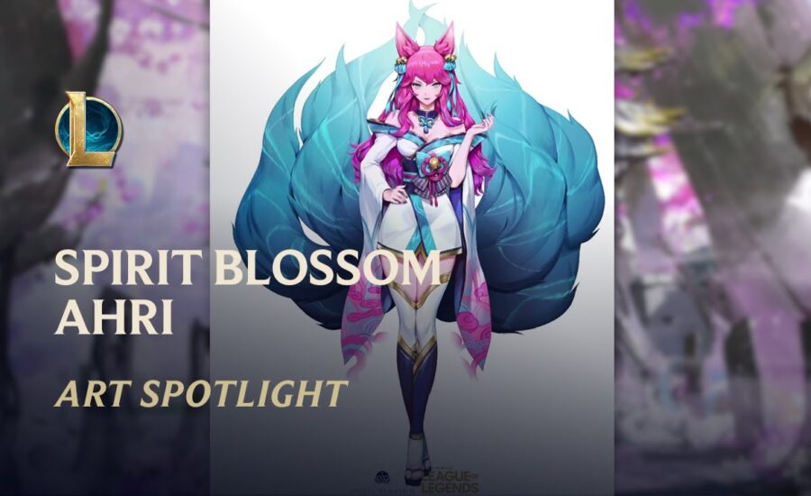 Spirit Blossom Ahri - Spirit Bonds: Art Spotlight | League of Legends