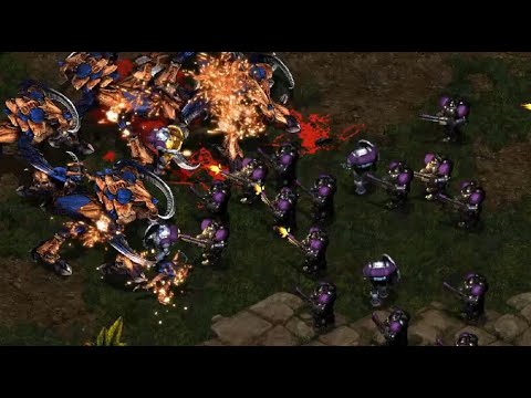 Terror (Z) v Xellos (T) on Fighting Spirit - StarCraft - Brood War REMASTERED