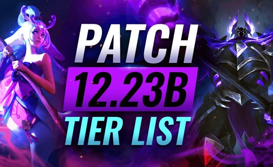 UPDATED Patch 12.23b Tier List: Every Role Ranked - League of Legends