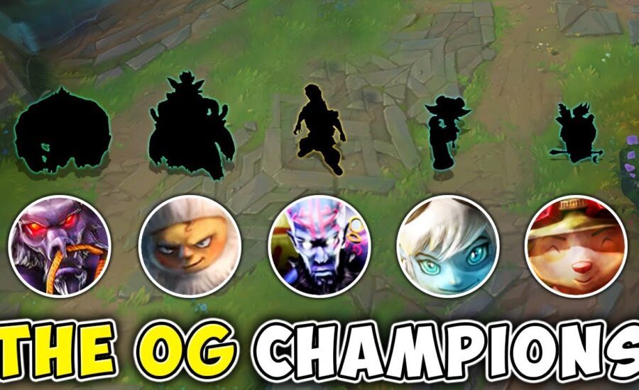 WE PLAYED THE 5 ORIGINAL LEAGUE OF LEGENDS CHAMPIONS (WHO WERE THEY?)