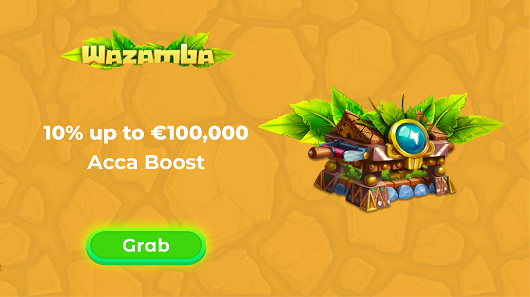 Wazamba - Acca Boost 10% up to €100,000