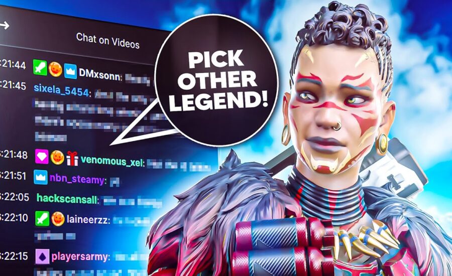 When Twitch Chat Chooses a Legend You DON'T PLAY!  (Apex Legends)