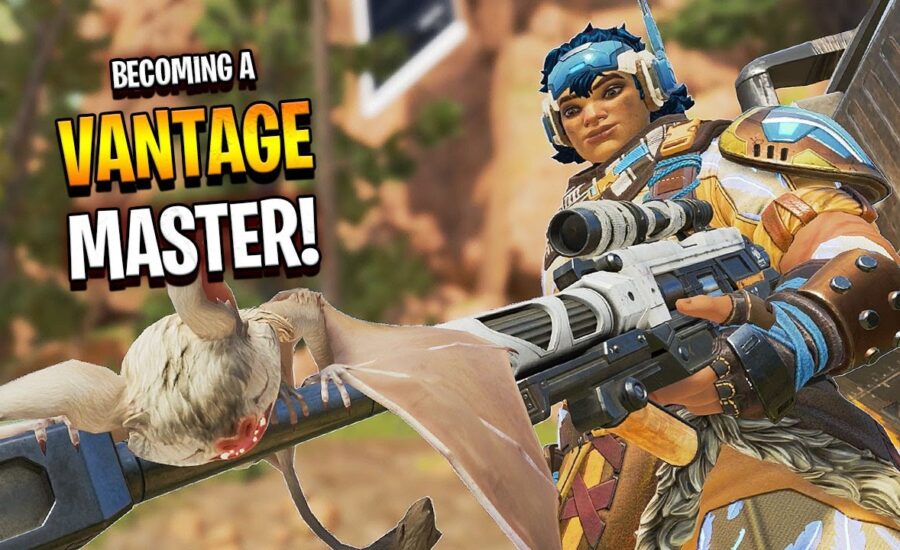 starting to become a Master with Vantage.. - Apex Legends