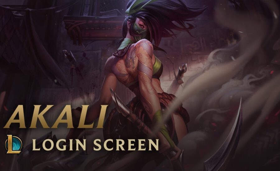 Akali, the Rogue Assassin | Login Screen - League of Legends