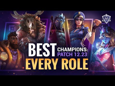 BEST Champions for EVERY ROLE In Patch 12.23! League of Legends