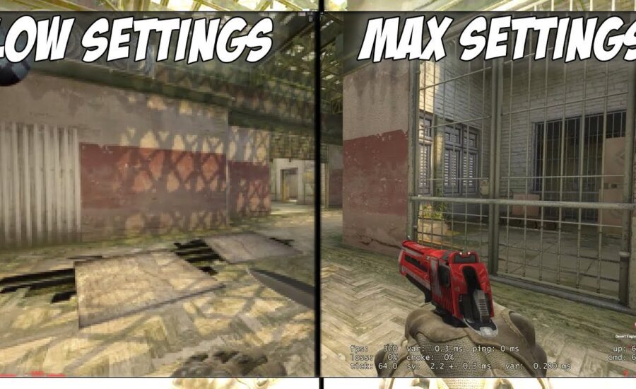 DO LOW SETTINGS MAKE A MAJOR DIFFERENCE IN CSGO 2020?! | LOW VS MAX SETTINGS