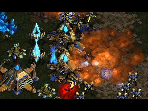 EPIC FFA on Raiders of the Lost Temple! Sziky's here! StarCraft - Brood War