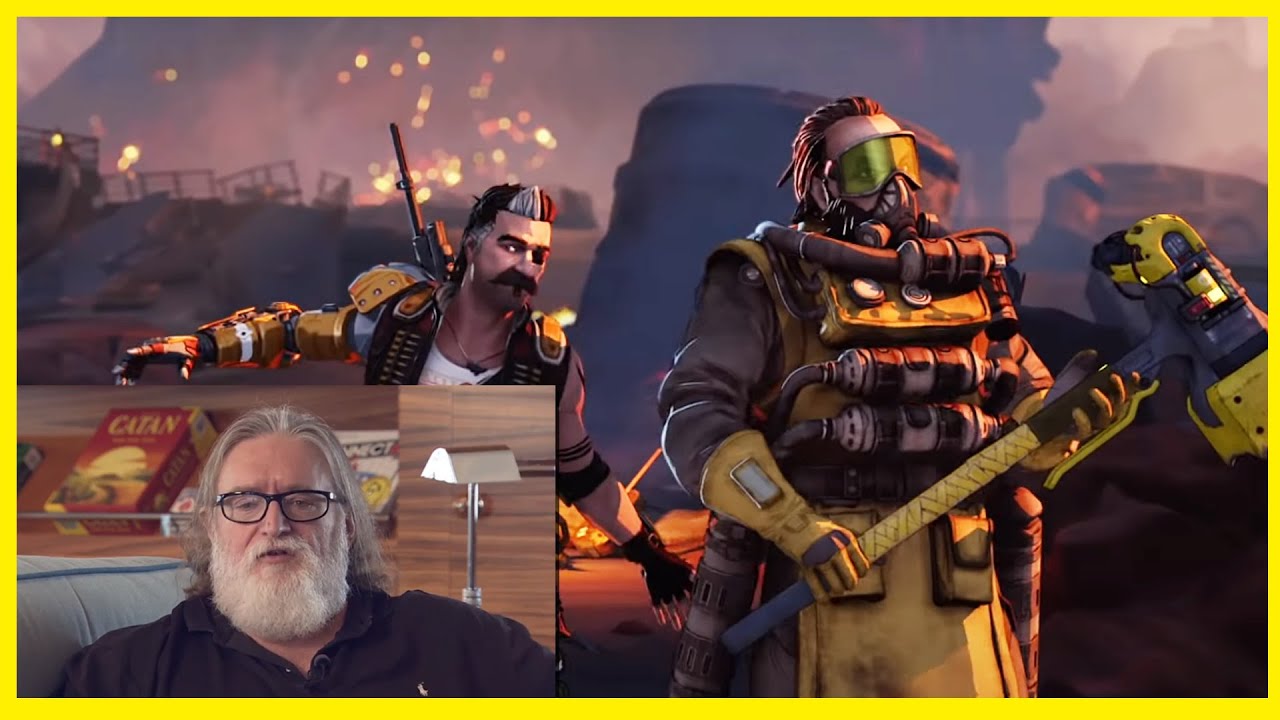 Gabe Newell Wants to Play Apex Legends, Horizon Lore, Caustic Heirloom  - Apex Legends News #shorts