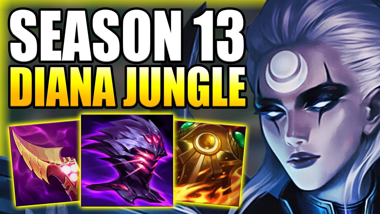 HOW TO PLAY DIANA JUNGLE 1v9 AFTER THE S13 CHANGES! - Best Build/Runes S+ Guide - League of Legends