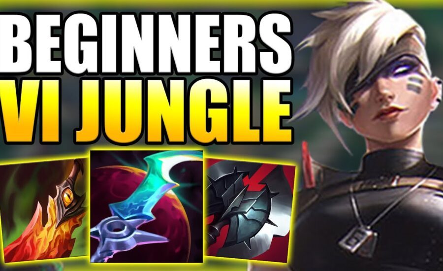 HOW TO PLAY VI JUNGLE FOR BEGINNERS IN-DEPTH GUIDE S13! - Best Build/Runes S+ - League of Legends