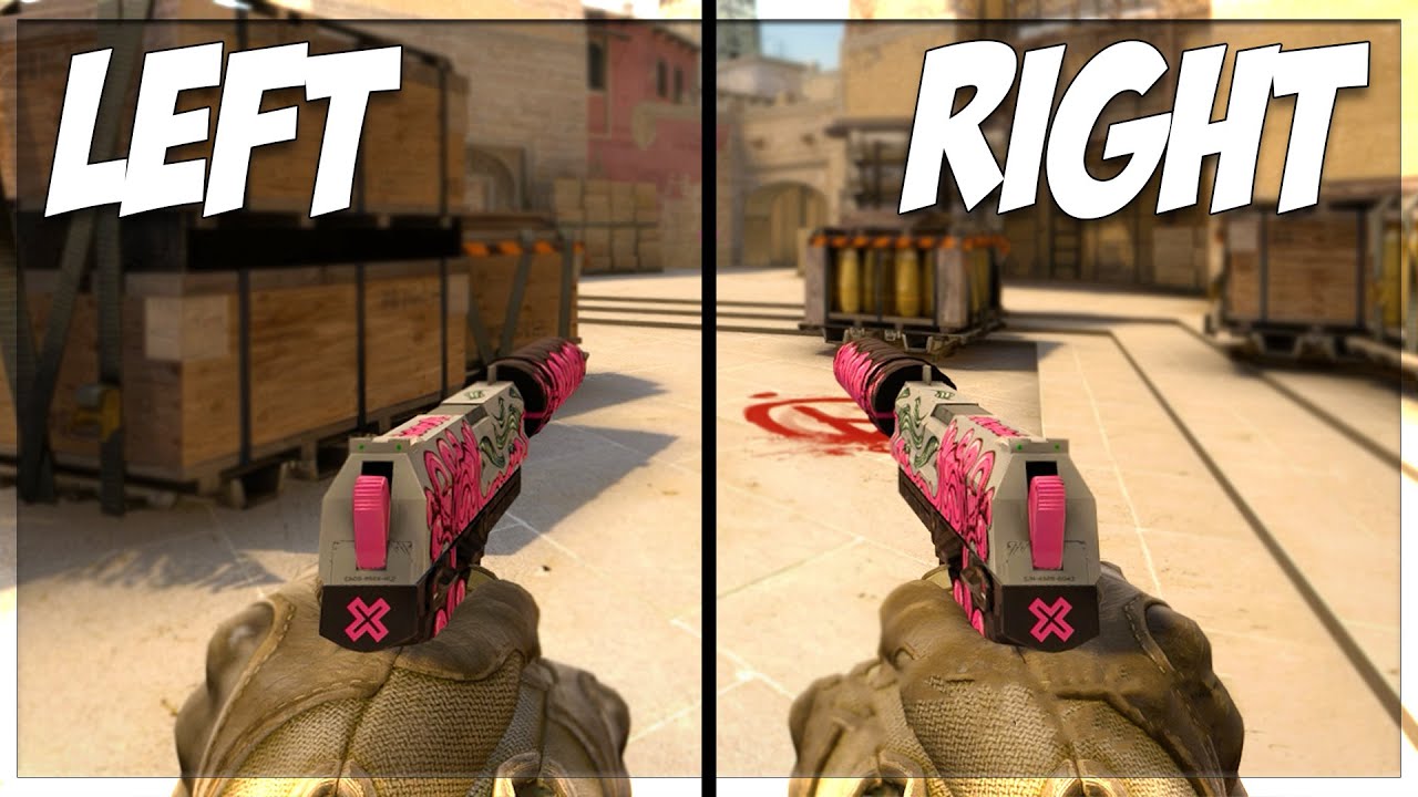 HOW TO SWITCH YOUR WEAPON HAND IN CSGO!!