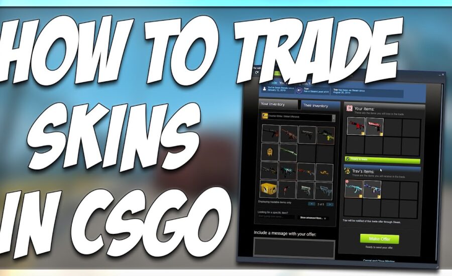 HOW TO TRADE SKINS IN CSGO!! | BASIC TRADING TUTORIAL