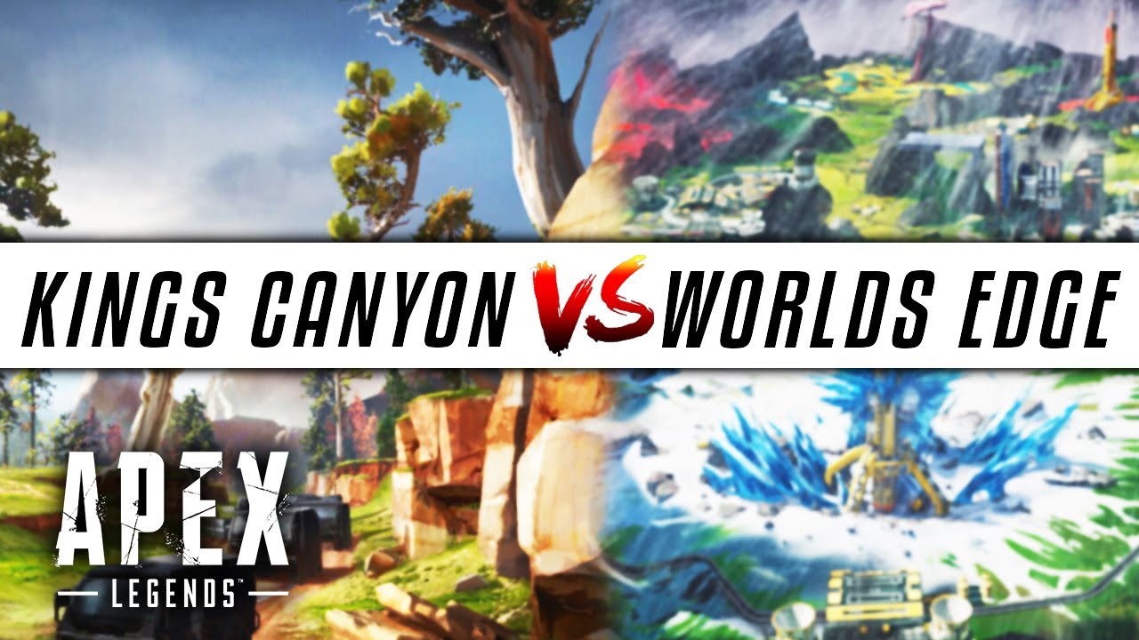 KING'S CANYON VS WORLD'S EDGE....(Apex Legends PS4)