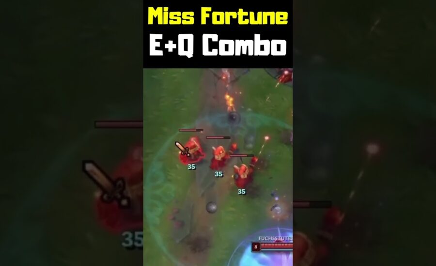 Miss Fortune E+Q Combo - League of Legends #shorts