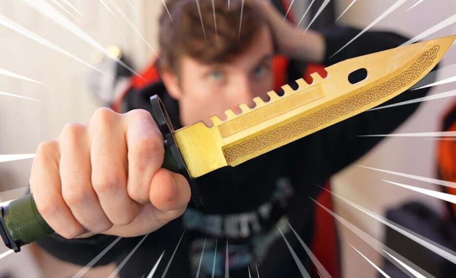 OPENING INSANE CSGO IRL KNIVES!!