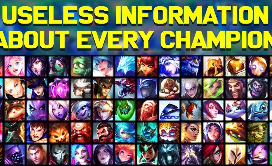 One Useless Fact about EVERY LoL Champion!