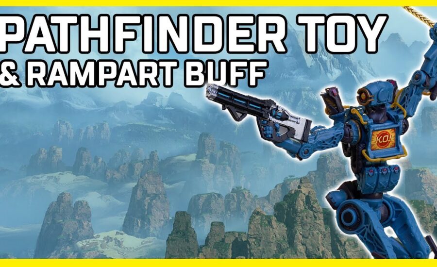 Pathfinder Action Figure, Salvo Ping Voice Lines, Rampart Buff - Apex Legends News #shorts