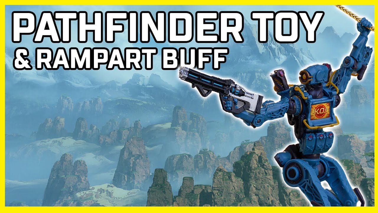 Pathfinder Action Figure, Salvo Ping Voice Lines, Rampart Buff - Apex Legends News #shorts