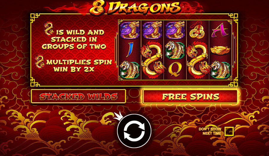 Play 8 Dragons® Free Game Slot by Pragmatic Play