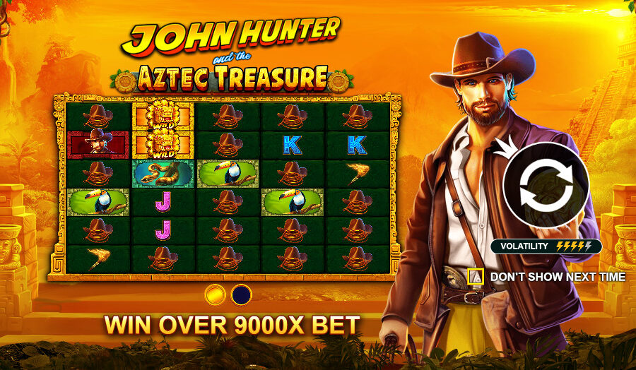 Play John Hunter and the Aztec Treasure® Free Game Slot by Pragmatic Play