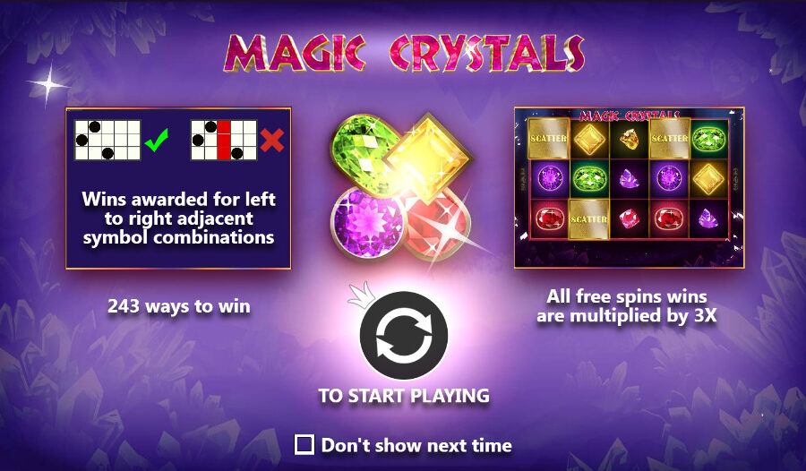 Play Magic Crystals® Free Game Slot by Pragmatic Play