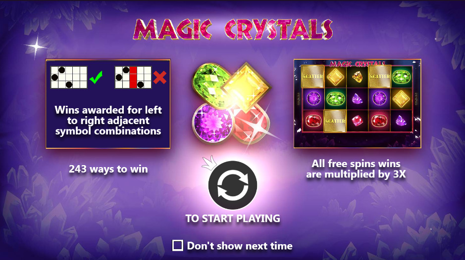 Play Magic Crystals® Free Game Slot by Pragmatic Play