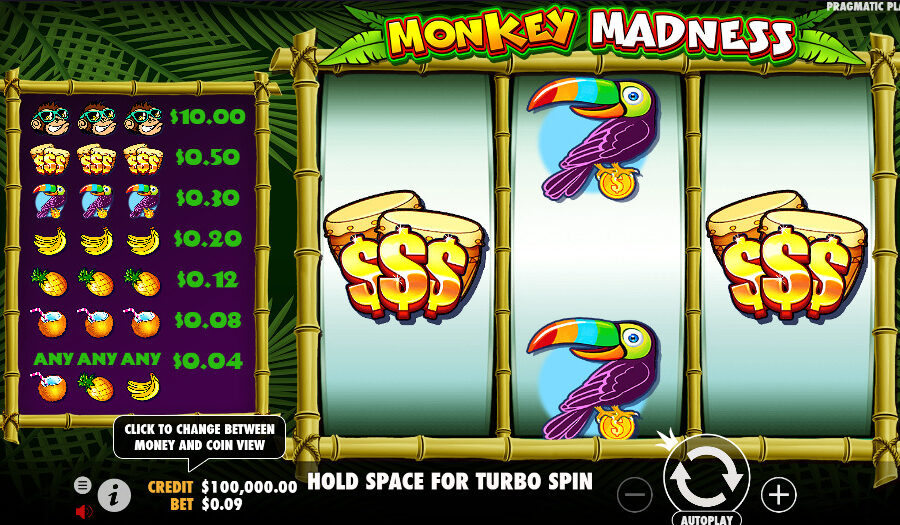 Play Monkey Madness® Free Game Slot by Pragmatic Play