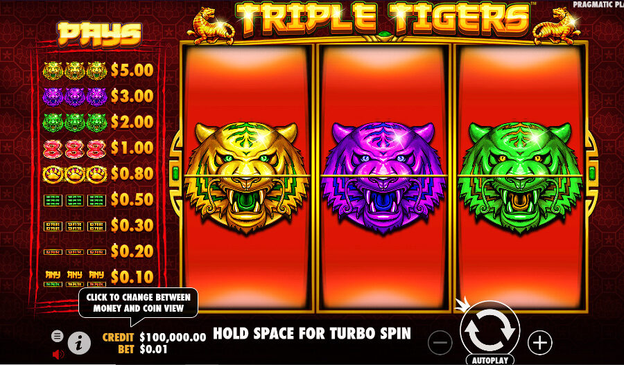 Play Triple Tigers® Free Game Slot by Pragmatic Play