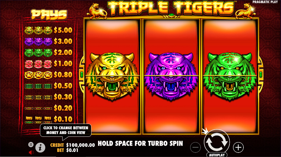 Play Triple Tigers® Free Game Slot by Pragmatic Play