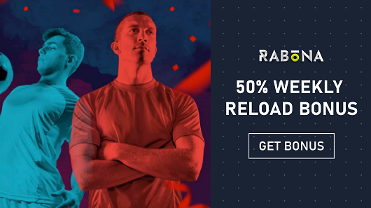 Rabona - 50% Weekly Reload Bonus