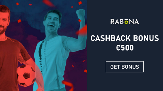 Rabona - Cashback Bonus €500