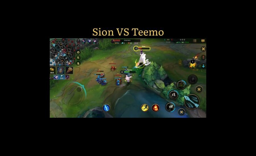 Sion VS Teemo | LOL WİLD RİFT #shorts