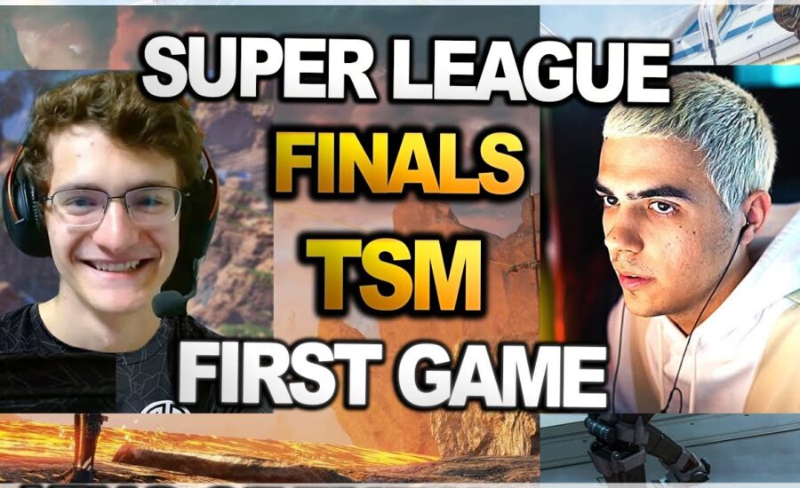 TSM Imperialhal's Team in $5,000 SUPER LEAGUE FINALS | FIRST GAME | PERSPECTIVE ( apex legends )