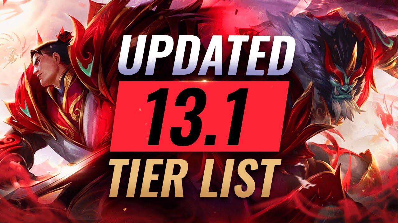 UPDATED TIER List For Patch 13.1: RAMMUS Hotfix & More - League of Legends