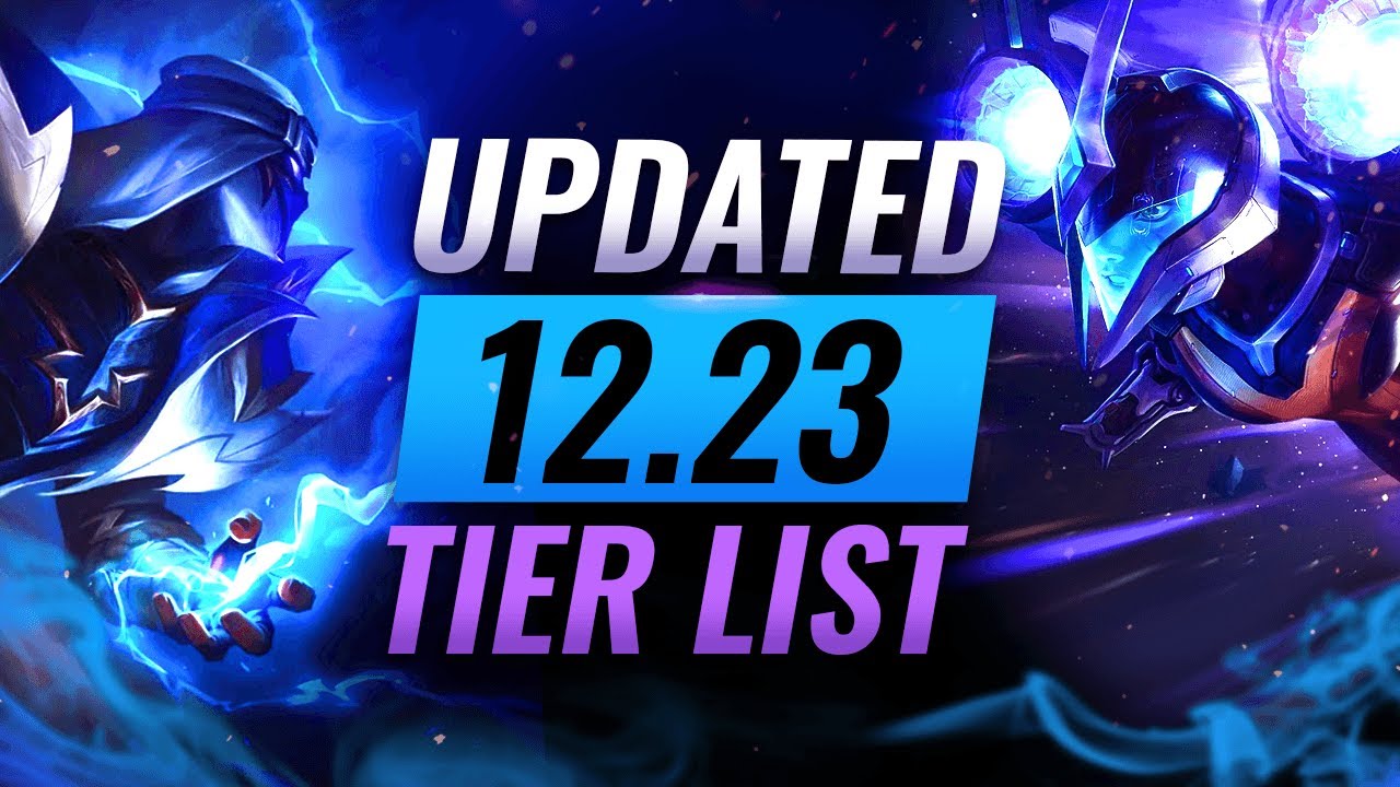 UPDATED Tier List: Top Champions for Patch 12.23 - League of Legends