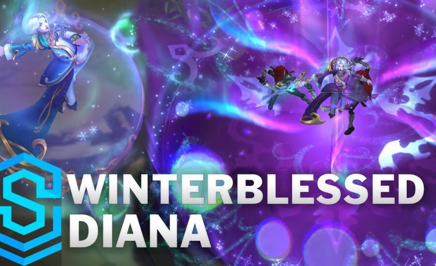 Winterblessed Diana Skin Spotlight - Pre-Release - PBE Preview - League of Legends