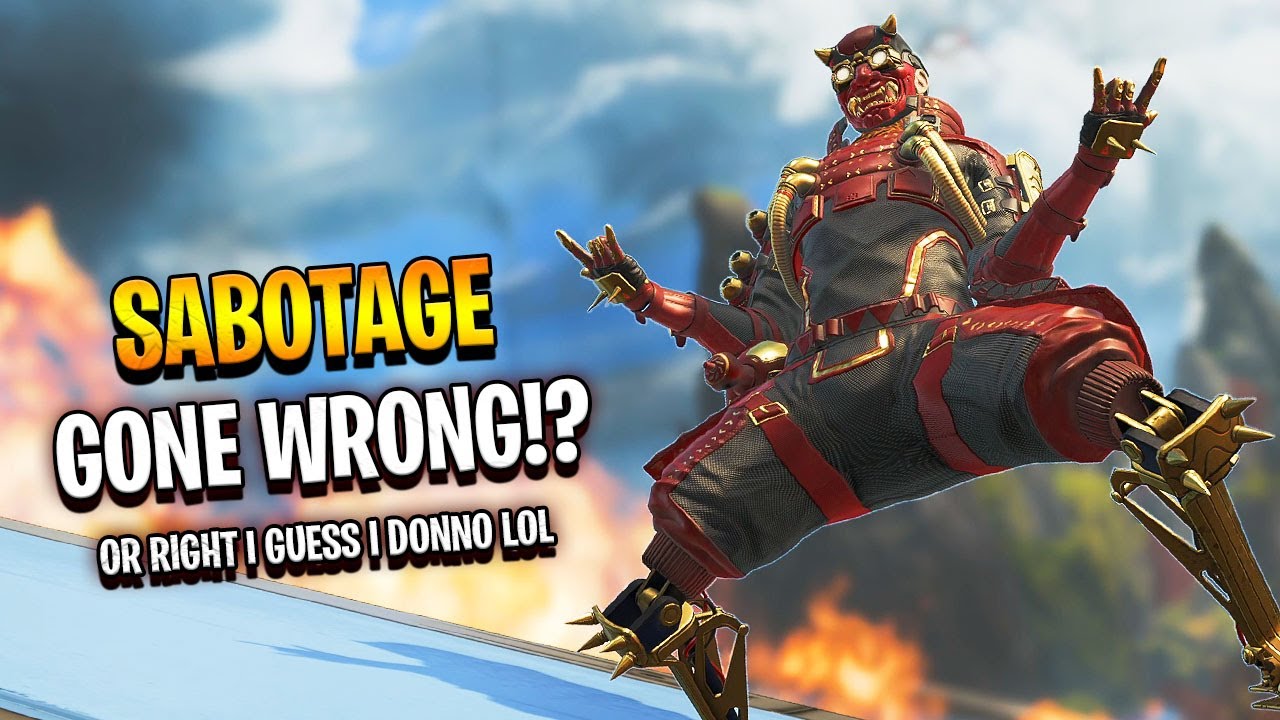 my teammate attempted to SABOTAGE me.. it failed - Apex Legends