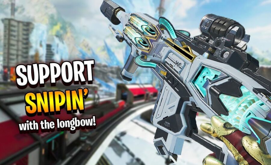 support snipin' with the Longbow!! - Apex Legends Ranked