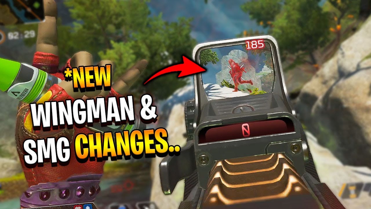 the *NEW changes coming to the Wingman and SMGs.. (Laser Attachment) - Apex Legends