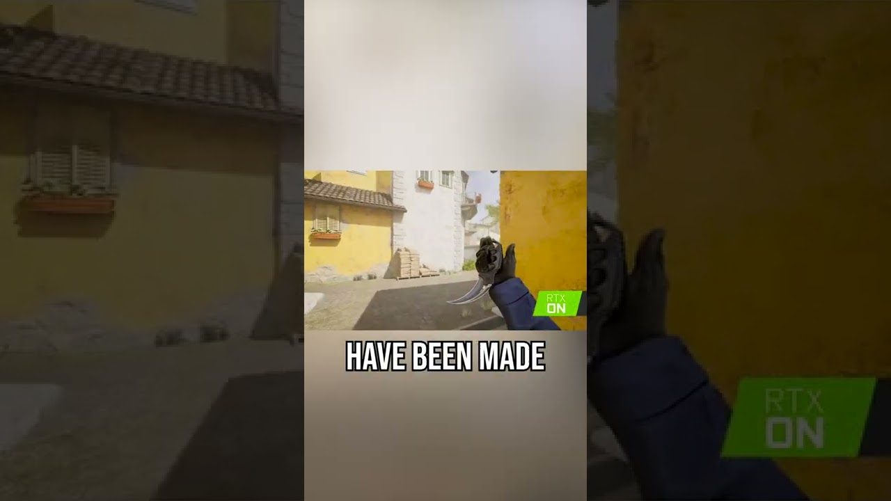 this is what CSGO WITH RTX could look like