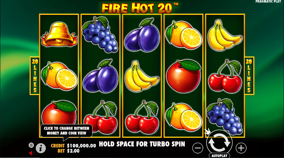 Play Fire Hot 20® Free Game Slot by Pragmatic Play