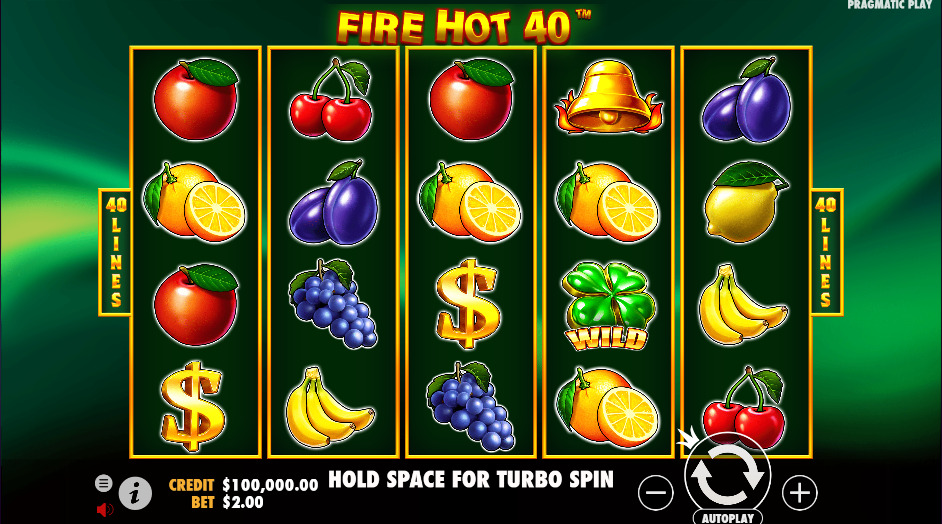 Play Fire Hot 40® Free Game Slot by Pragmatic Play