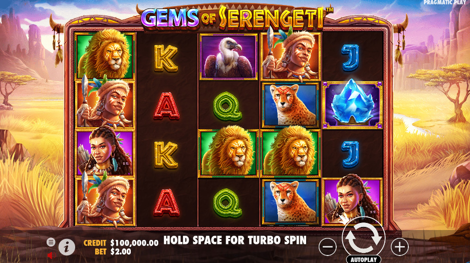 Play Gems of Serengeti® Free Game Slot by Pragmatic Play