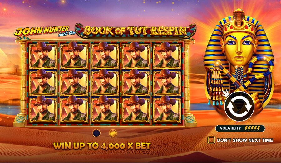 Play John Hunter and the Book of Tut Respin® Free Game Slot by Pragmatic Play