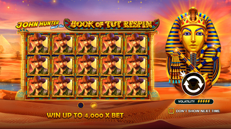 Play John Hunter and the Book of Tut Respin® Free Game Slot by Pragmatic Play