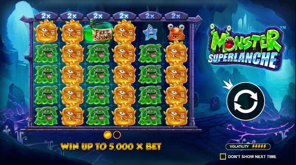 Play Monster Superlanche® Free Game Slot by Pragmatic Play